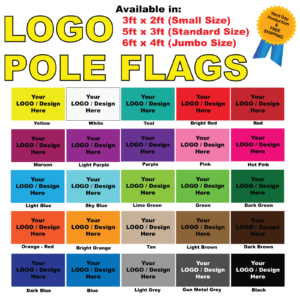 Order your Custom LOGO Flag today from MyPrintingDeals.com